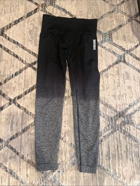 Gymshark Black to Gray Ombre High-Waist Leggings